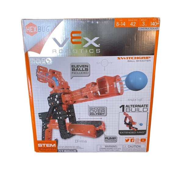 Hexbug 406-5517‎ VEX Switchgrip Ball Shooter STEM STARTER Robotics Construction - Picture 5 of 7